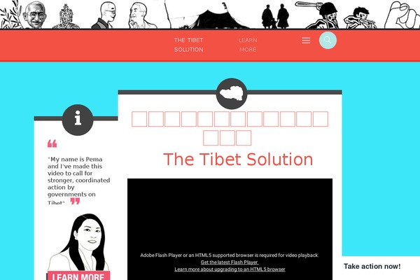 tibetsolution.org site used Sorbet