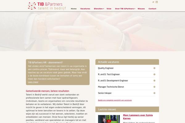 tibpartners.nl site used Tib