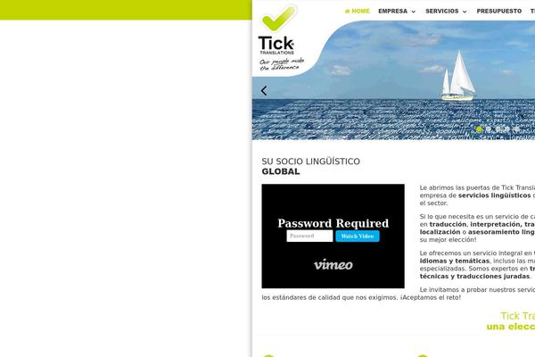 ticktranslations.com site used Rt_acacia_wp