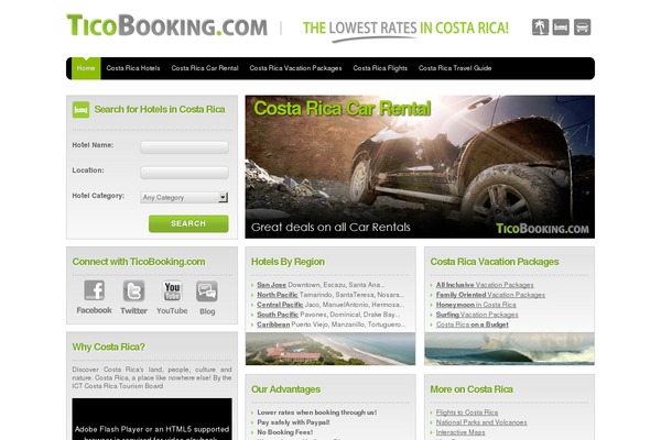 ticobooking.com site used Ticobooking_by_digitalrender