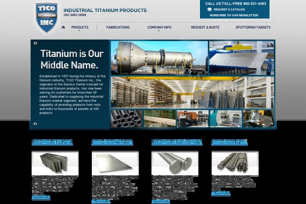ticotitanium.com site used Tico