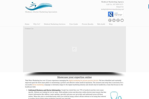 WordPress website example screenshot