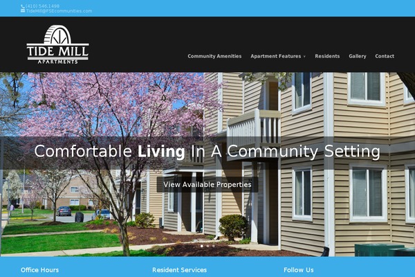 WordPress website example screenshot
