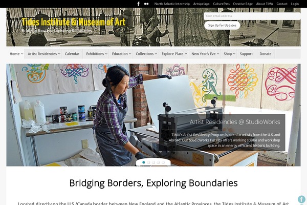 Tempera theme site design template sample