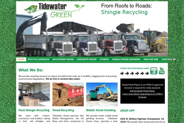tidewatergreen.com site used Tidewatergreen