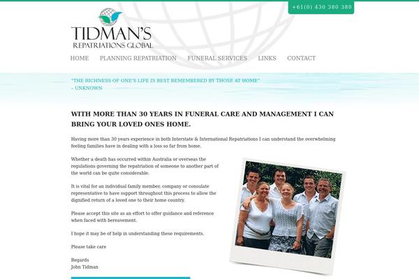 tidmansrepatriationsglobal.com site used Builder-tidmans