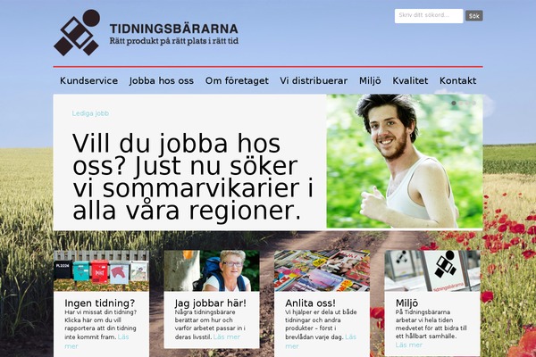 tidningsbararna.se site used Tidningsbararna