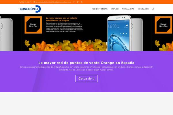 Divi Child theme site design template sample