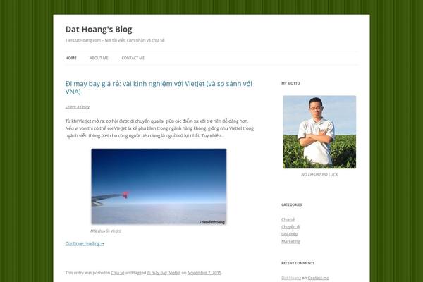 WordPress website example screenshot