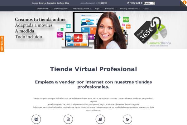 WordPress website example screenshot