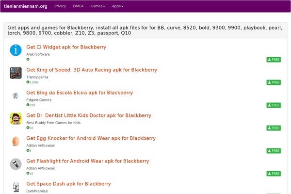 WordPress website example screenshot