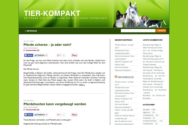 tier-kompakt.de site used Green_skin_care