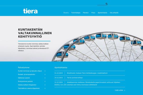 tiera.fi site used Tiera-theme