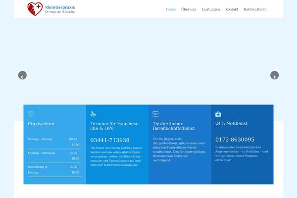 HealthCenter theme site design template sample