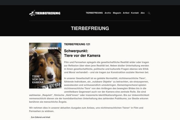 tierbefreiung.de site used Green-planet-neu