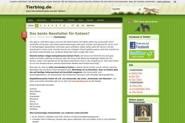 tierblog.de site used Springloaded