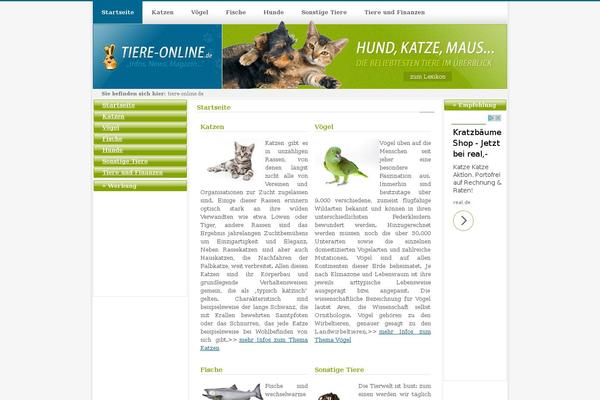 WordPress website example screenshot