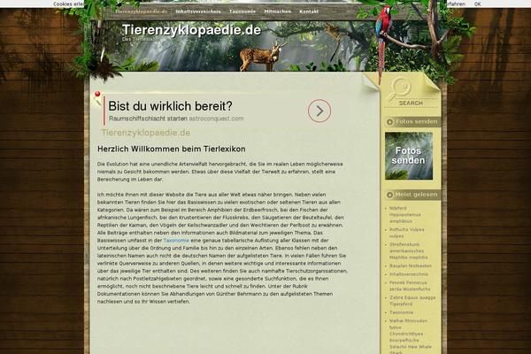 tierenzyklopaedie.de site used Bulletin-board-adfree