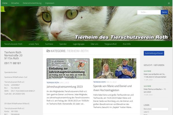 Hueman theme site design template sample