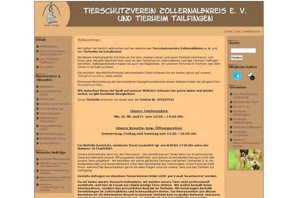 WordPress website example screenshot