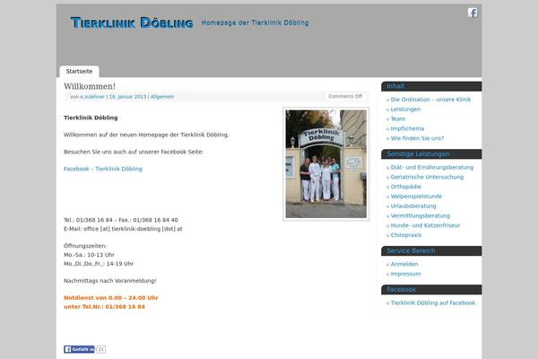 WordPress website example screenshot