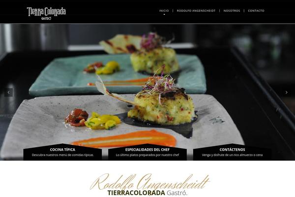 Resto theme site design template sample