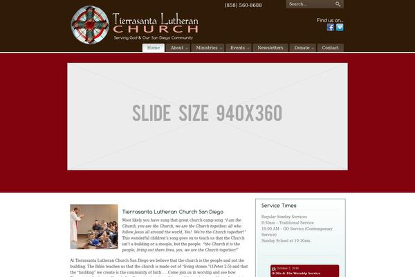 PureVISION theme site design template sample