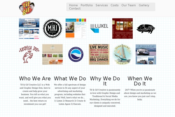 tifandgif.com site used Gridfolio