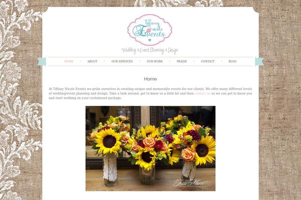 Sugar and Spice theme site design template sample