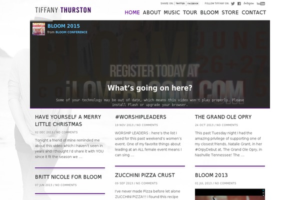 tiffanythurston.com site used Tiffanythurston13