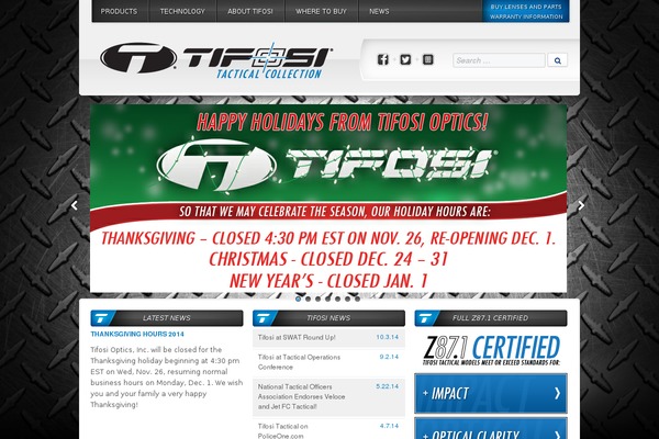 tifositactical.com site used Tifosi