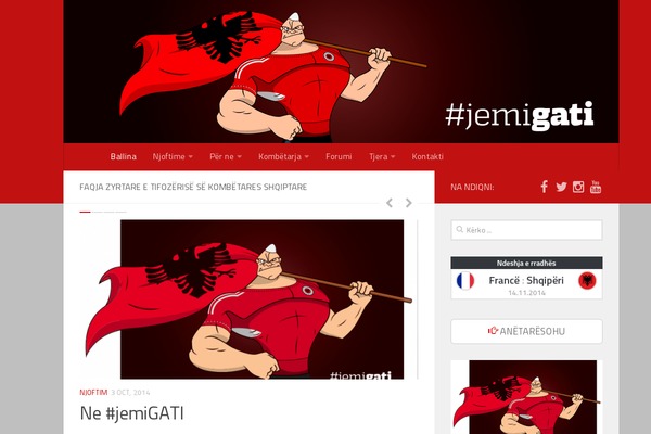 Hueman theme site design template sample