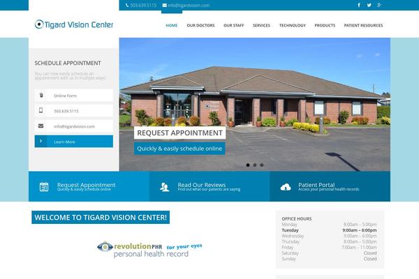 tigardvision.com site used Pecaa_layout_3