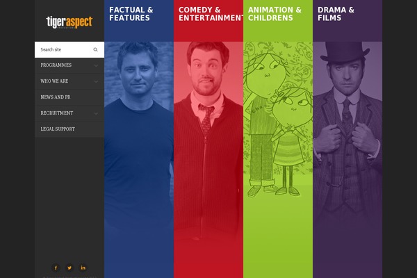 tigeraspect.co.uk site used Designdough