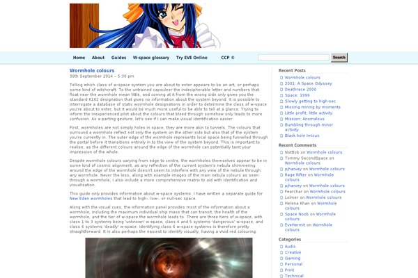 WordPress website example screenshot