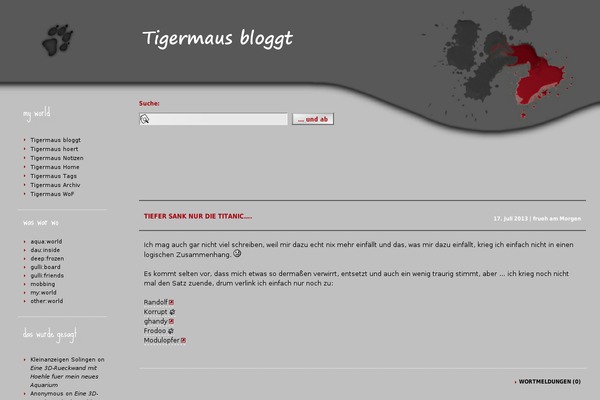 WordPress website example screenshot