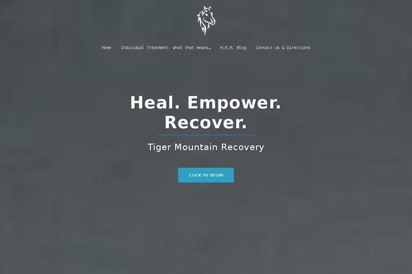 tigermountainrecovery.com site used Twenty Eleven