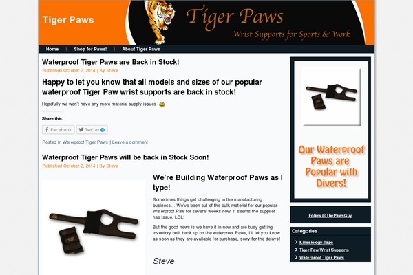 tigerpawblog.com site used Tpblog3