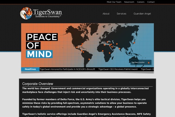 tigerswan.com site used Tiger-swan