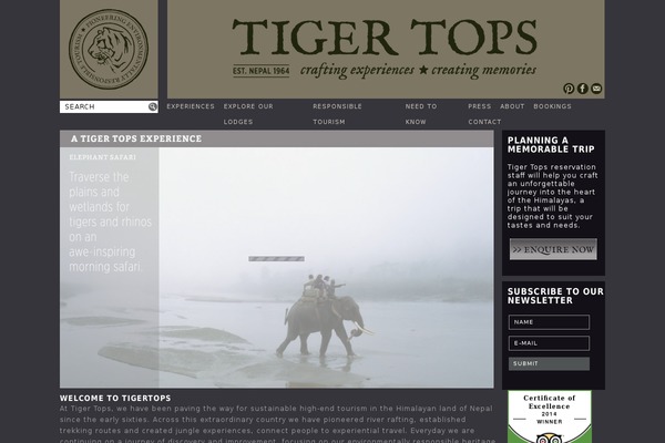 tigertops.com site used Toolbox-child