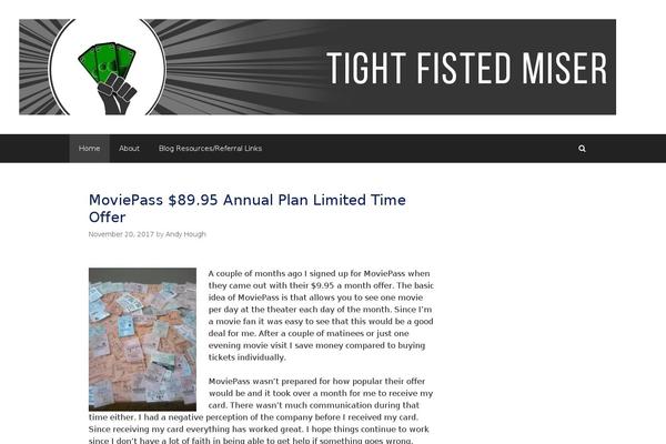 WordPress website example screenshot