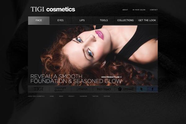 tigi-cosmetics.com site used Cosmetics