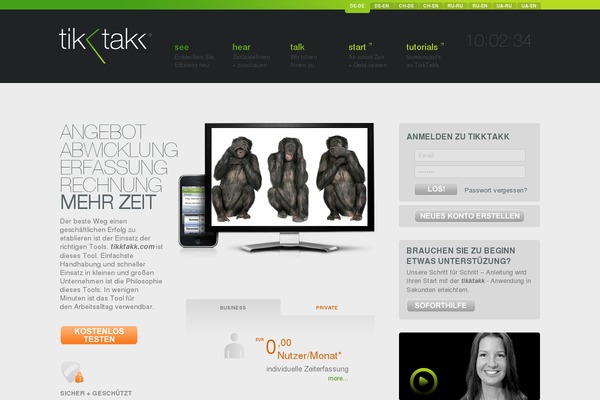 tikktakk.com site used Tikktakk