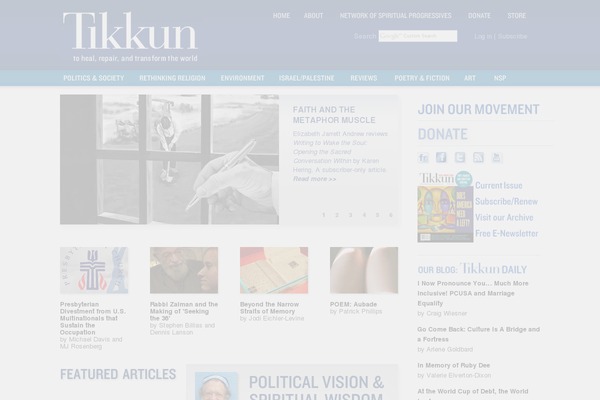 tikkun.org site used Tikkun