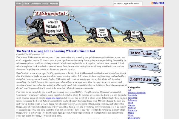 tikkunista.com site used Simple