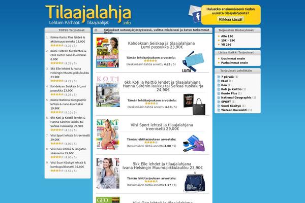 tilaajalahja.info site used I3theme-1-6-classic