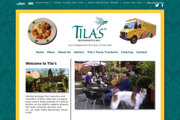 WordPress website example screenshot