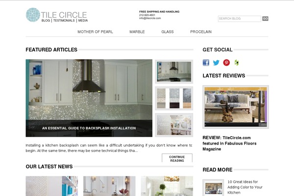 Circle theme site design template sample