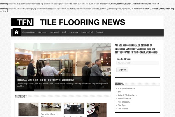 WordPress website example screenshot