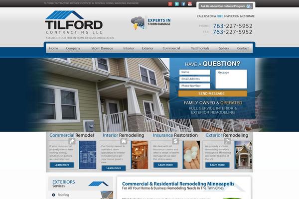 tilford theme websites examples